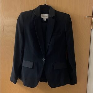 Calvin Klein Black Single-Button Women's Blazer + Dress pants